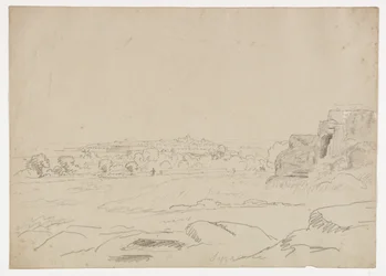 Siracusa e la Tomba di Timoleonte, Sicilia, 1842